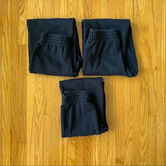 3 PAIRS | JOGGERS NAVY BLUE ATHLETIC WORKS CASUAL - Picture 1 of 3